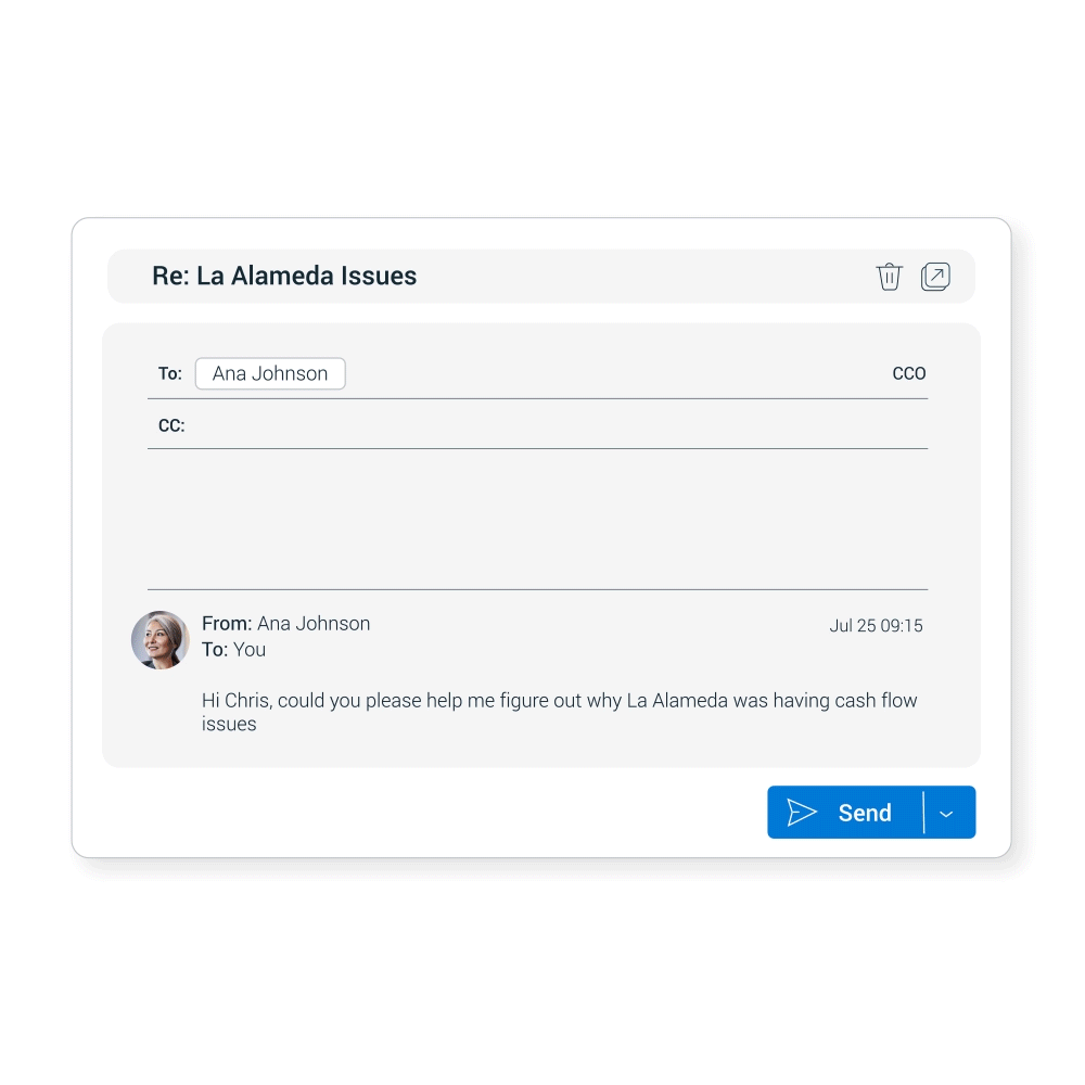 Team collaborating over technology