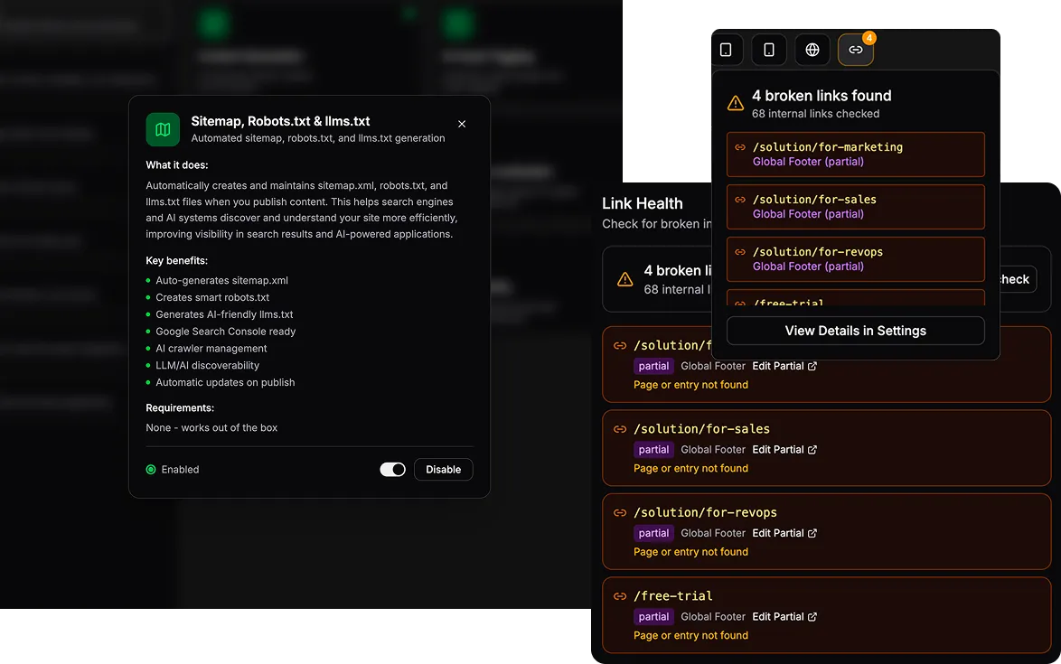 Link Checker, Enhanced Analytics, and Smarter Chatbot