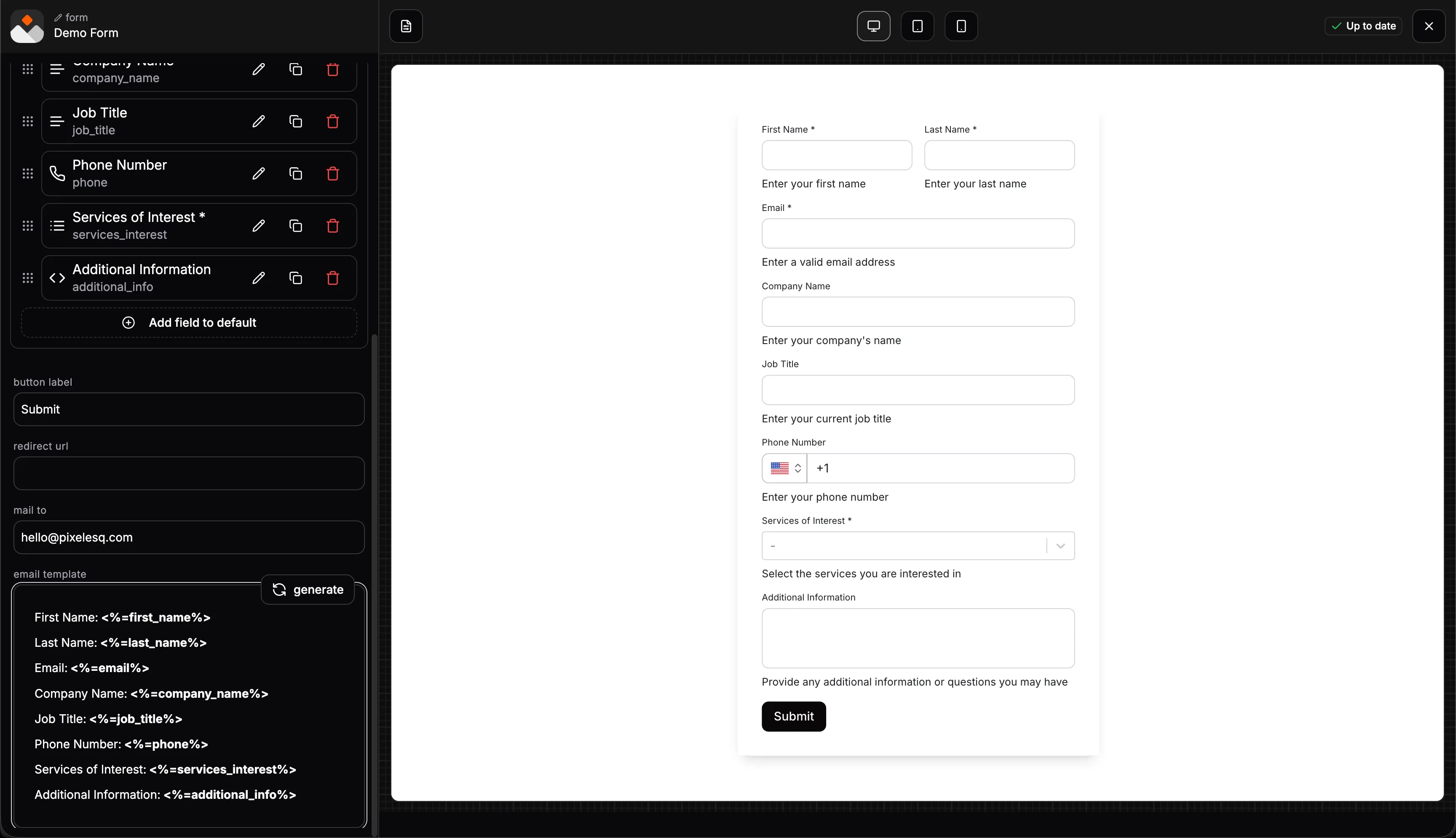 Targeting Visualization