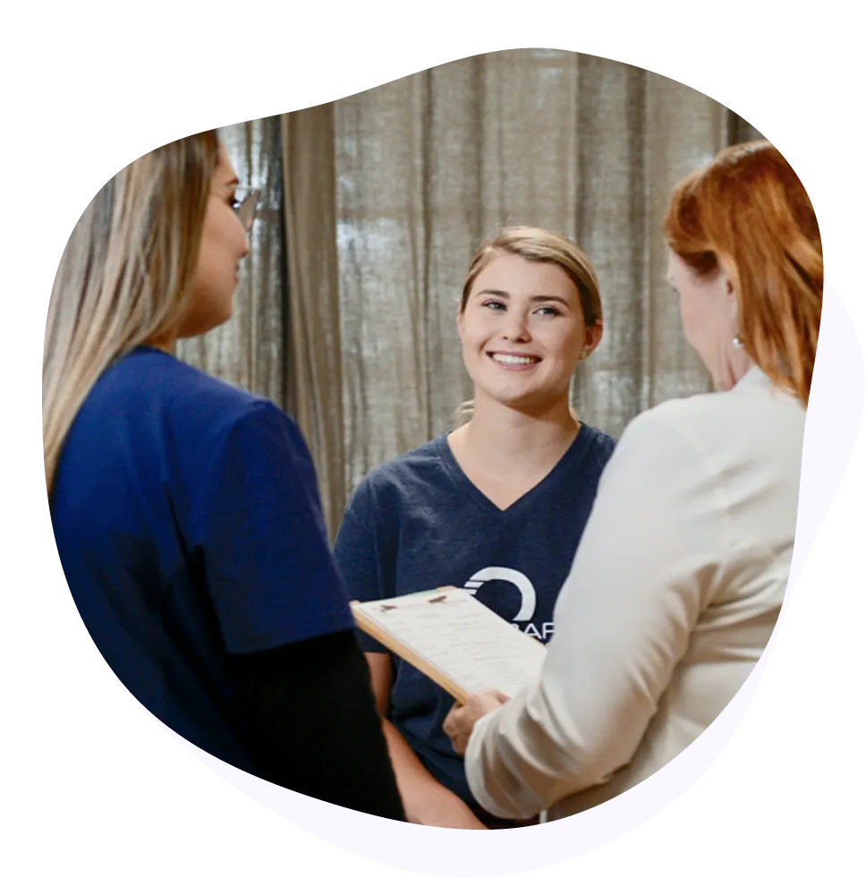 Creative workspace with digital design tools