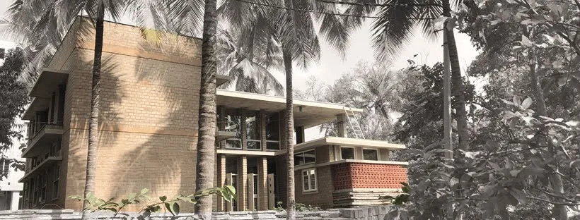 Modern architectural design illustration