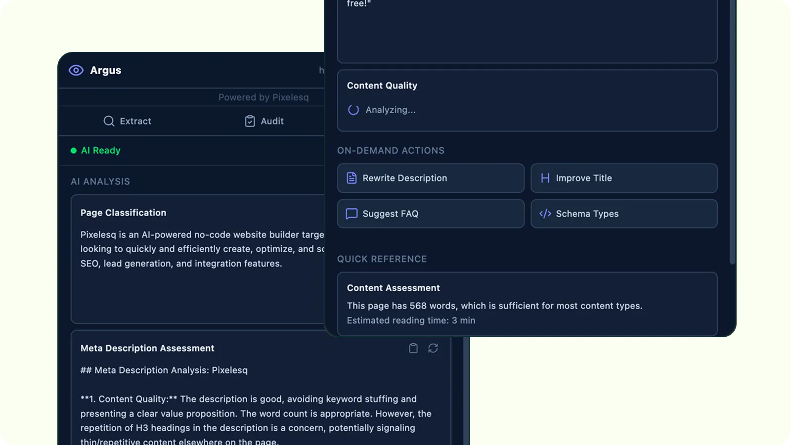 Fix suggestions that never leave your browser