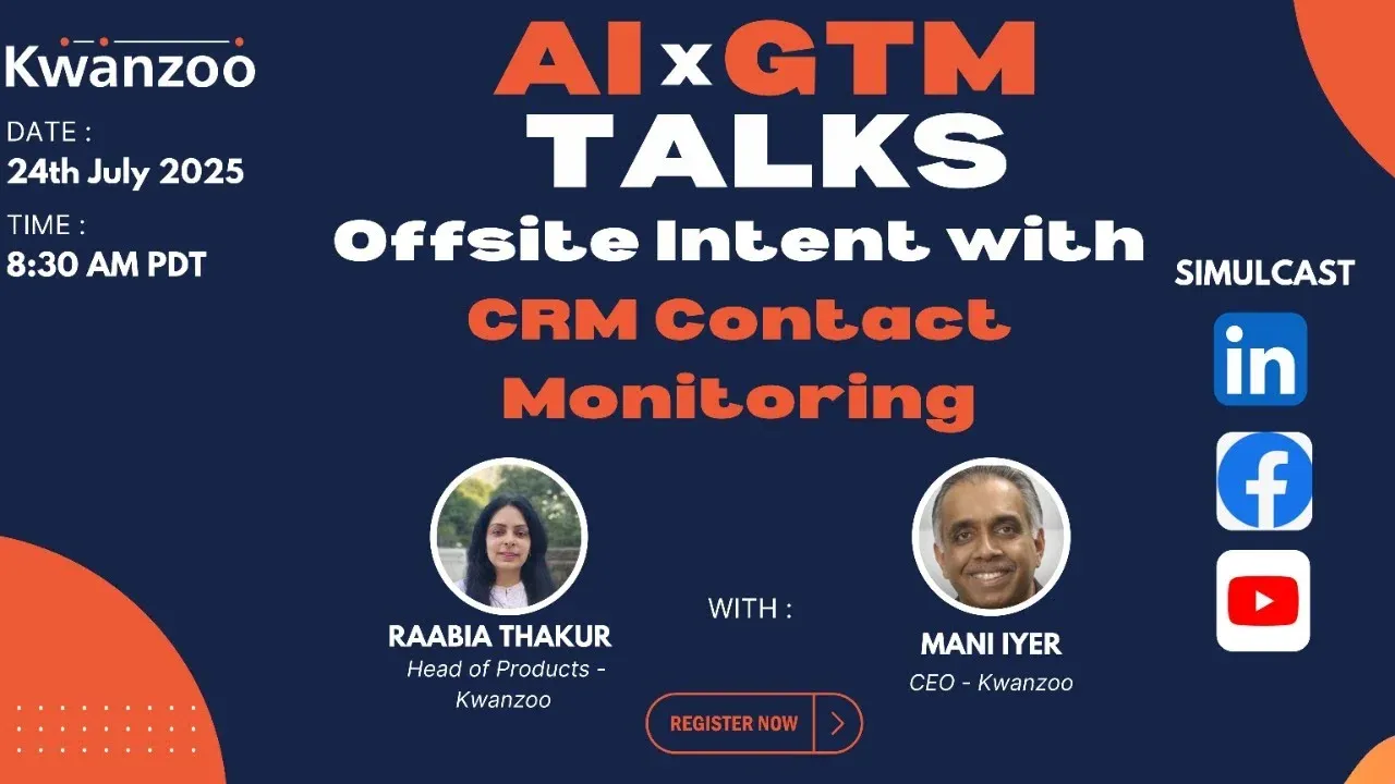 Off-Site Intent Leads & CRM Contact Monitoring Deep Dive